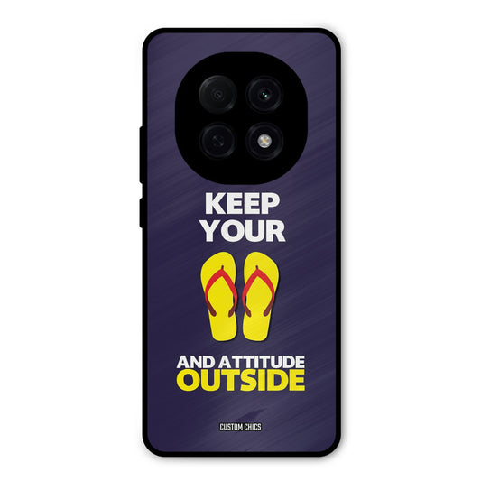 Keep Your Feet Outside Oppo F29 Pro Mobile Back Cover - Typography PrintShield Case