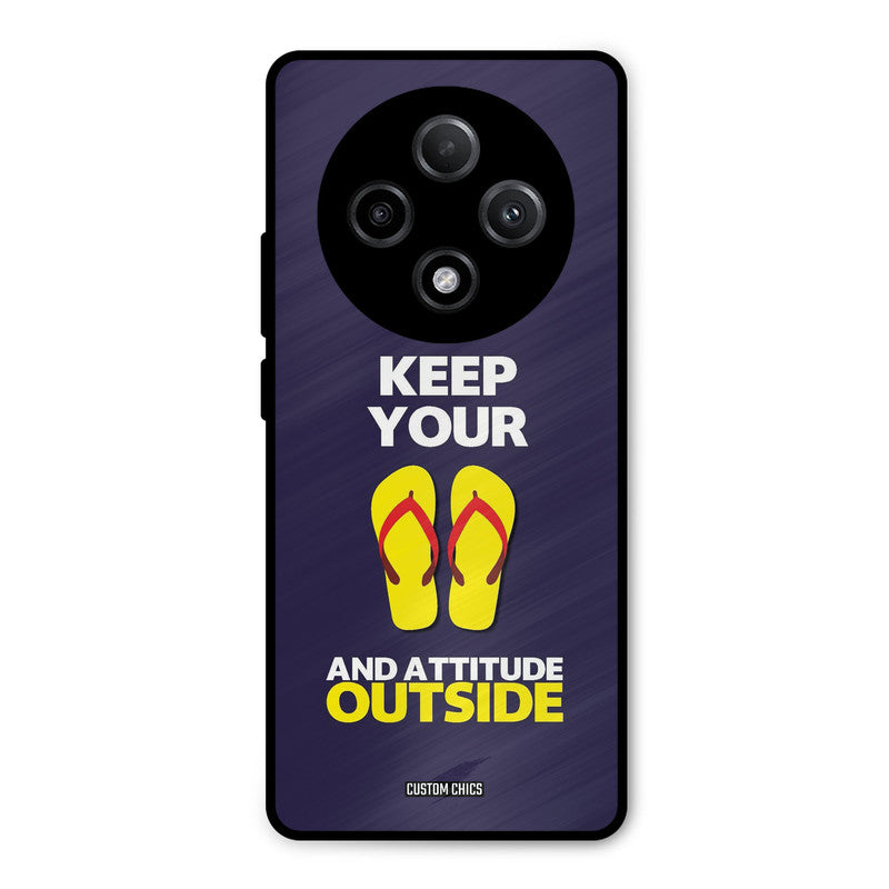 Keep Your Feet Outside Oppo F27 Pro Plus 5G Mobile Back Cover - Typography PrintShield Case