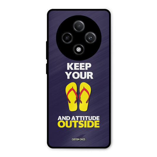 Keep Your Feet Outside Oppo F27 Pro Plus 5G Mobile Back Cover - Typography PrintShield Case