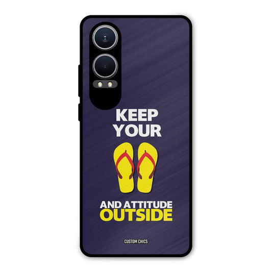 Keep Your Feet Outside Oneplus Nord CE4 Lite Mobile Back Cover - Typography PrintShield Case