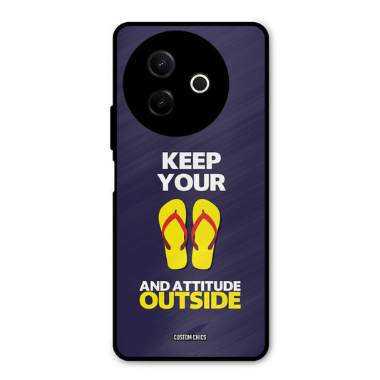 Keep Your Feet Outside Vivo Y39 Mobile Back Cover - Typography PrintShield Case
