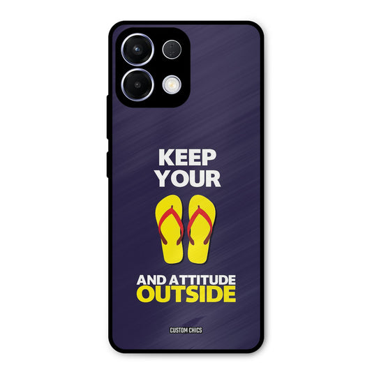Keep Your Feet Outside Oppo K13 5G Mobile Back Cover - Typography PrintShield Case
