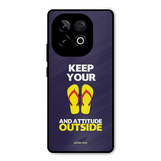 Keep Your Feet Outside iQOO Neo 10 Mobile Back Cover - Typography PrintShield Case