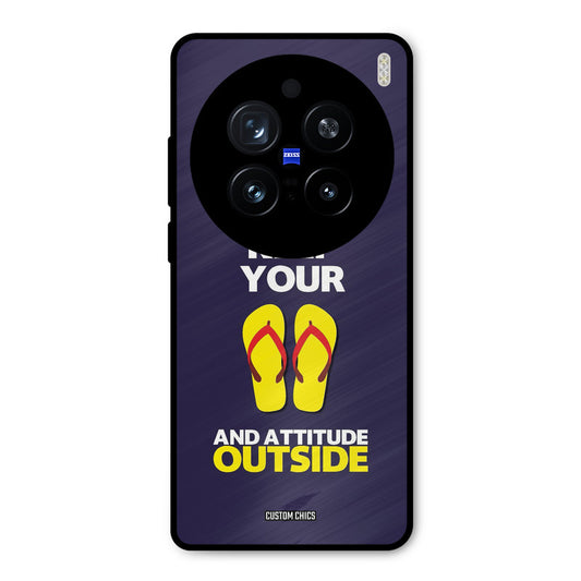 Keep Your Feet Outside Vivo X200 Pro Mobile Back Cover - Typography PrintShield Case