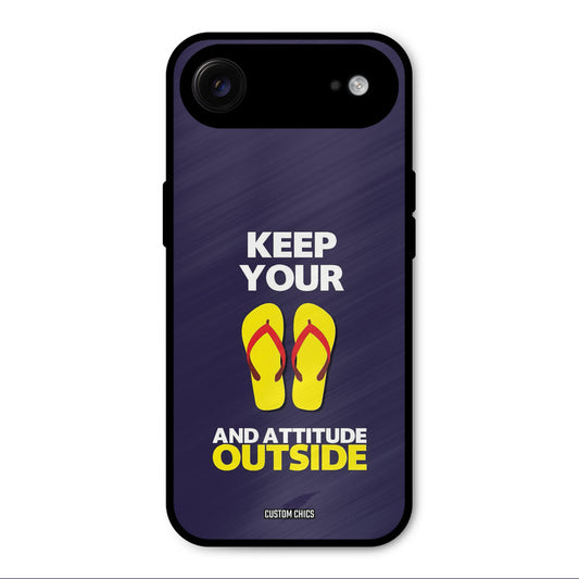 Keep Your Feet Outside iPhone Air Mobile Back Cover - Typography PrintShield Case