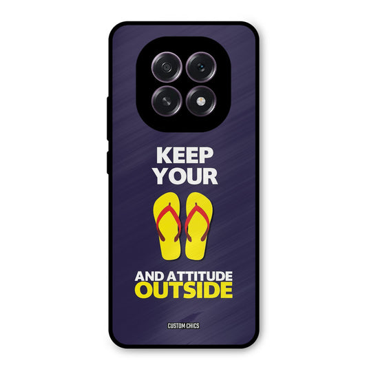 Keep Your Feet Outside Oppo F29 Mobile Back Cover - Typography PrintShield Case