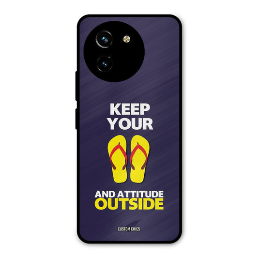 Keep Your Feet Outside Vivo Y200i Mobile Back Cover - Typography PrintShield Case