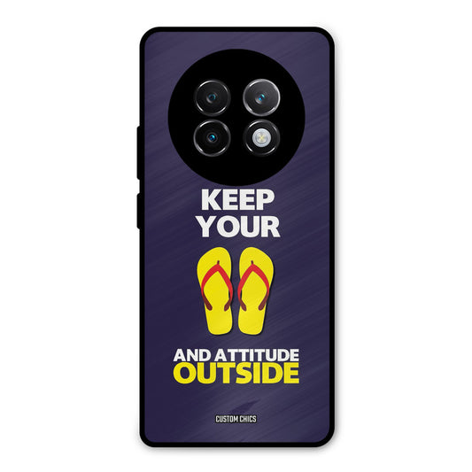 Keep Your Feet Outside Realme 13 Plus Mobile Back Cover - Typography PrintShield Case
