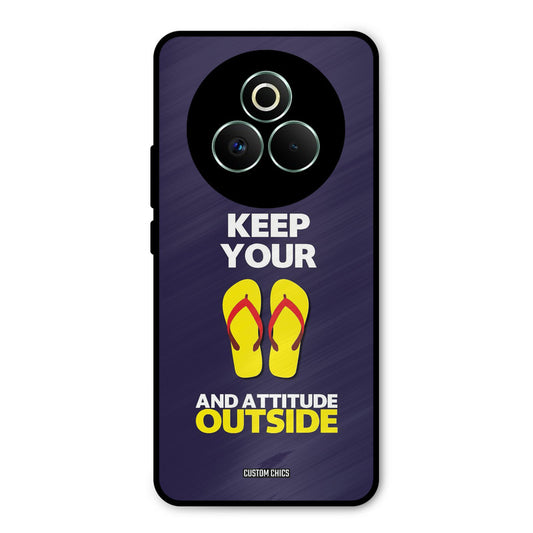 Keep Your Feet Outside Realme P3 Pro 5G Mobile Back Cover - Typography PrintShield Case