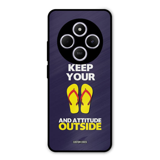 Keep Your Feet Outside Poco M7 Mobile Back Cover - Typography PrintShield Case