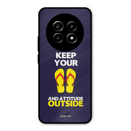 Keep Your Feet Outside Realme 13 Pro Mobile Back Cover - Typography PrintShield Case