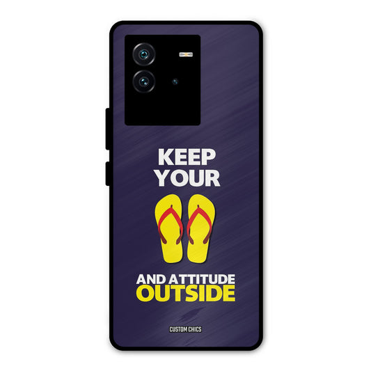 Keep Your Feet Outside iQOO Neo 6 5G Mobile Back Cover - Typography PrintShield Case