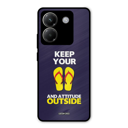 Keep Your Feet Outside Poco M7 Pro Mobile Back Cover - Typography PrintShield Case