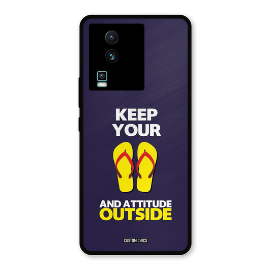 Keep Your Feet Outside IQOO Neo 7 Pro Mobile Back Cover - Typography PrintShield Case