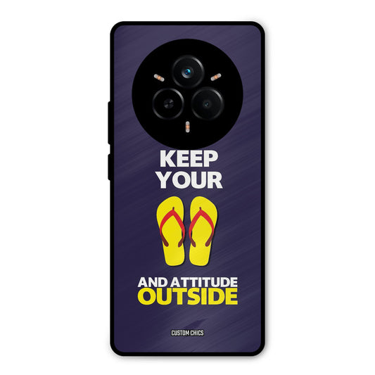 Keep Your Feet Outside Realme 14 Pro Mobile Back Cover - Typography PrintShield Case