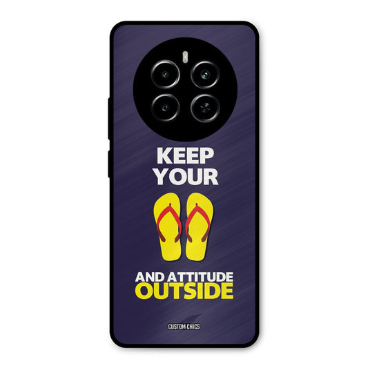 Keep Your Feet Outside Realme P1 5G Mobile Back Cover - Typography PrintShield Case