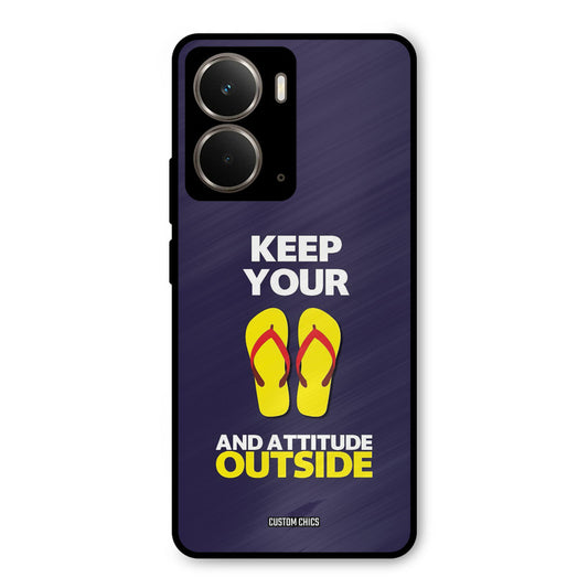 Keep Your Feet Outside Realme P3 Mobile Back Cover - Typography PrintShield Case