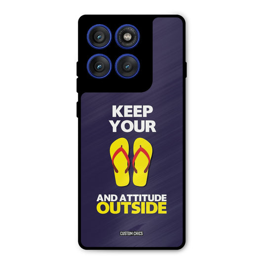 Keep Your Feet Outside Motorola Edge 60 Pro Mobile Back Cover - Typography PrintShield Case