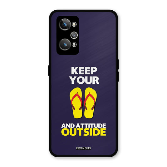 Keep Your Feet Outside Realme GT Neo 2 Mobile Back Cover - Typography PrintShield Case