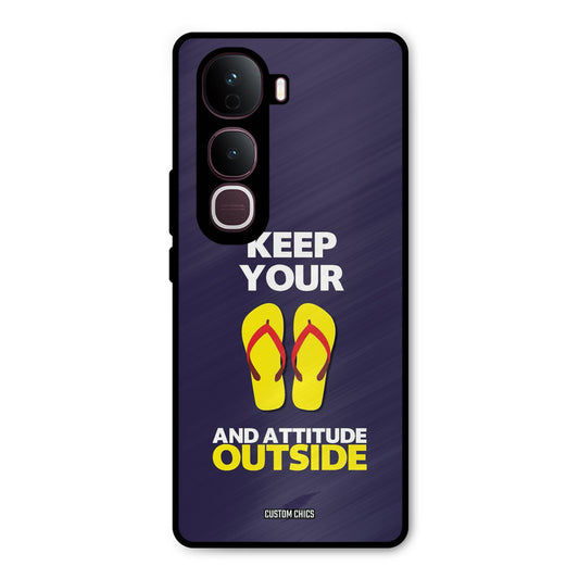 Keep Your Feet Outside Vivo Y400 Pro Mobile Back Cover - Typography PrintShield Case