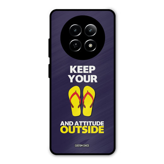 Keep Your Feet Outside Realme Narzo N65 Mobile Back Cover - Typography PrintShield Case