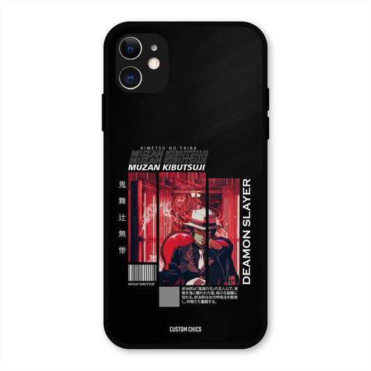 Kibutsuji Muzan iPhone 11 Mobile Back Cover - Anime PrintShield Case