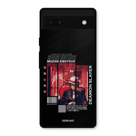 Kibutsuji Muzan Google Pixel 6a Mobile Back Cover - Anime PrintShield Case