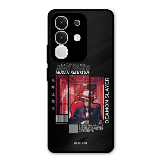 Kibutsuji Muzan Vivo T4x Mobile Back Cover - Anime PrintShield Case
