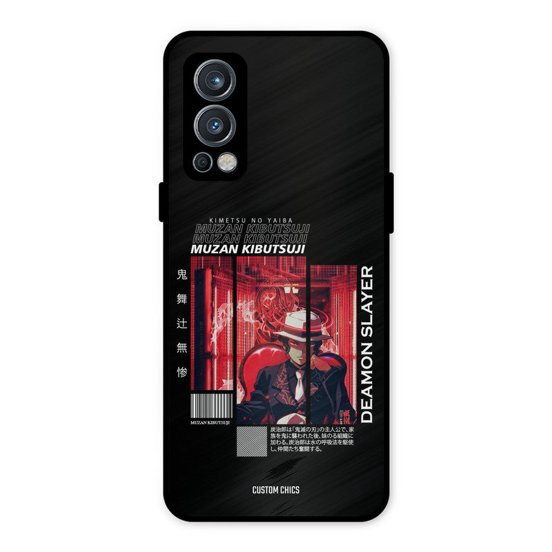 Kibutsuji Muzan OnePlus Nord 2 5G Mobile Back Cover - Anime PrintShield Case