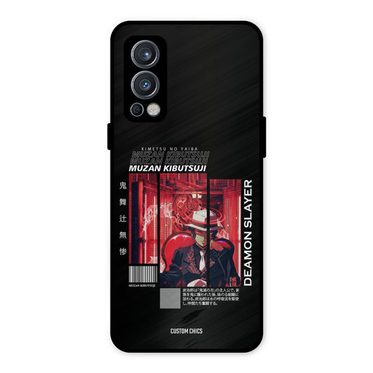 Kibutsuji Muzan OnePlus Nord 2 5G Mobile Back Cover - Anime PrintShield Case
