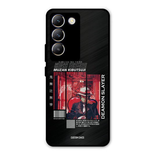 Kibutsuji Muzan Vivo Y200e Mobile Back Cover - Anime PrintShield Case