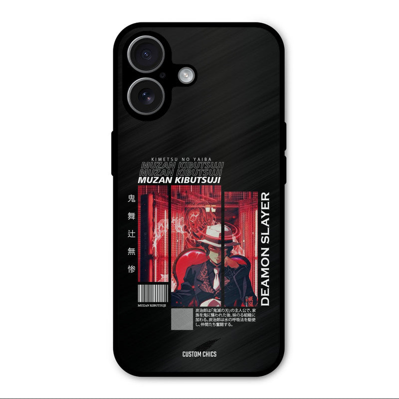 Kibutsuji Muzan iPhone 17 Mobile Back Cover - Anime PrintShield Case