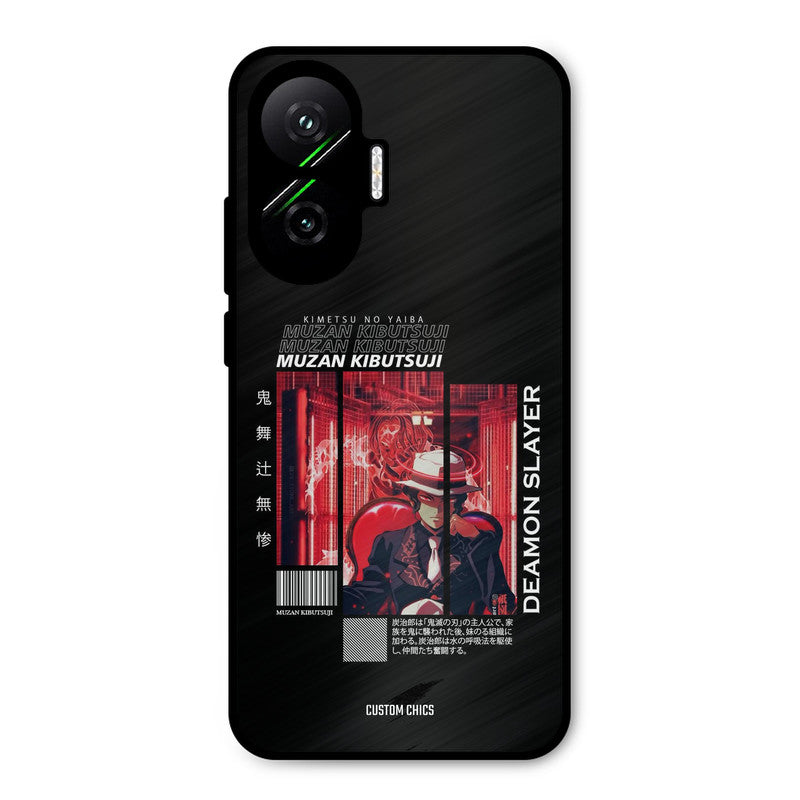 Kibutsuji Muzan Poco F7 5G Mobile Back Cover - Anime PrintShield Case