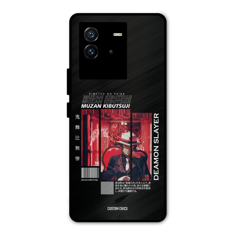 Kibutsuji Muzan iQOO Neo 6 5G Mobile Back Cover - Anime PrintShield Case