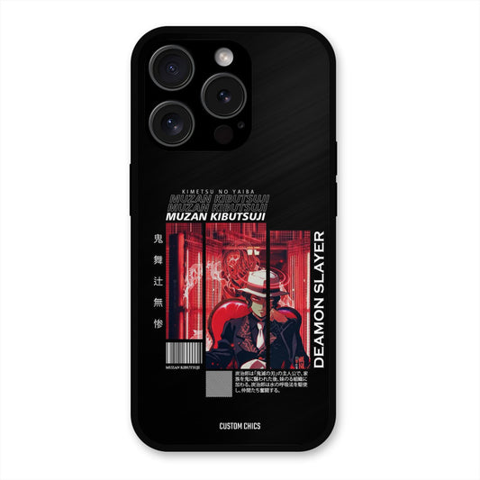 Kibutsuji Muzan iPhone 15 Pro Max Mobile Back Cover - Anime PrintShield Case