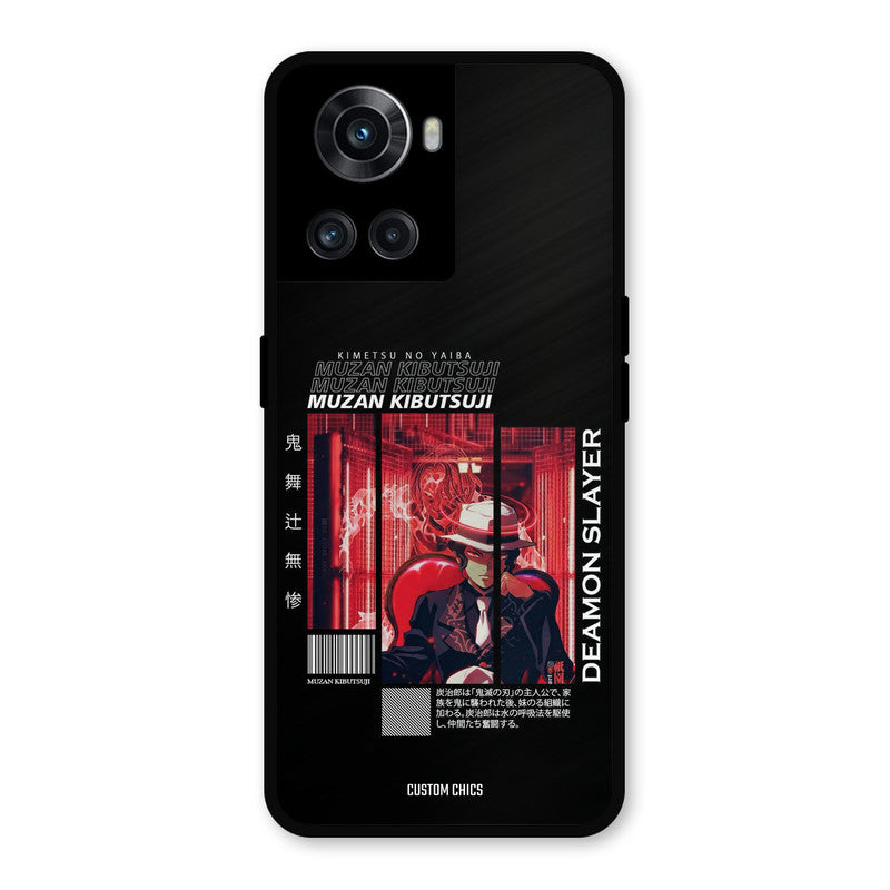 Kibutsuji Muzan OnePlus 10R Mobile Back Cover - Anime PrintShield Case