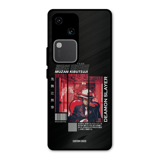 Kibutsuji Muzan Vivo V30 Mobile Back Cover - Anime PrintShield Case