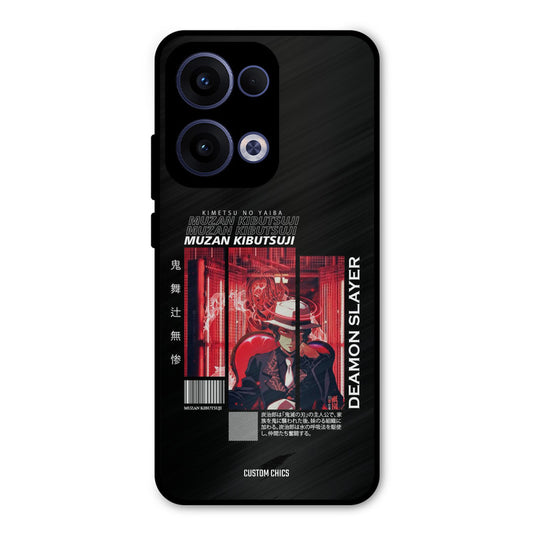 Kibutsuji Muzan Oppo Reno 13 5G Mobile Back Cover - Anime PrintShield Case