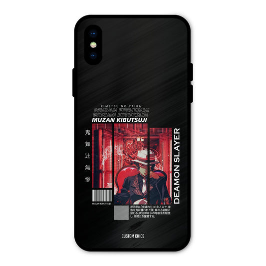 Kibutsuji Muzan iPhone X Mobile Back Cover - Anime PrintShield Case