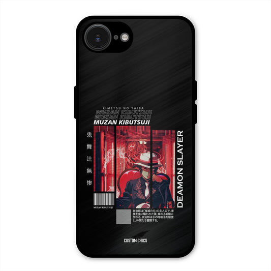Kibutsuji Muzan iPhone 16e Mobile Back Cover - Anime PrintShield Case