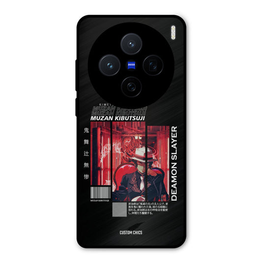 Kibutsuji Muzan Vivo X200 Mobile Back Cover - Anime PrintShield Case