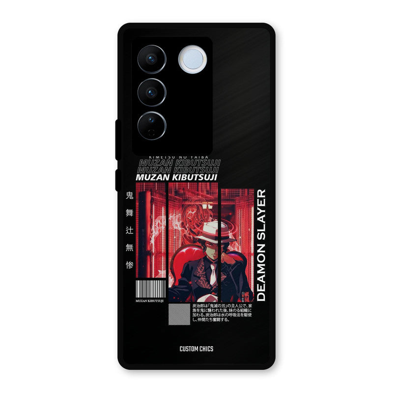 Kibutsuji Muzan Vivo V27 Pro Mobile Back Cover - Anime PrintShield Case