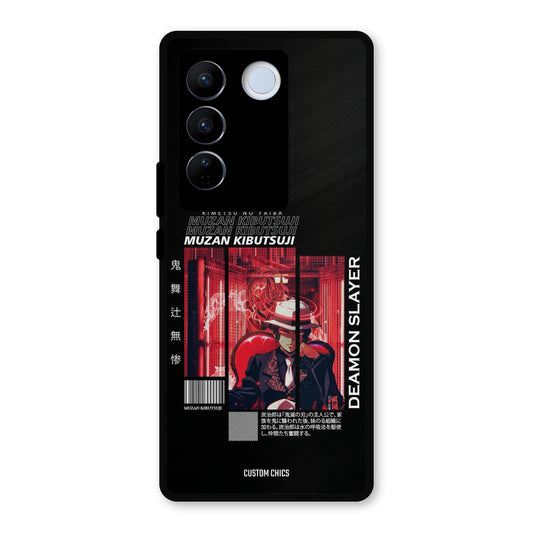 Kibutsuji Muzan Vivo V27 Pro Mobile Back Cover - Anime PrintShield Case