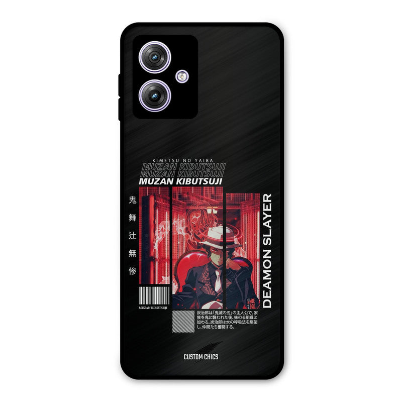 Kibutsuji Muzan Moto G54 Mobile Back Cover - Anime PrintShield Case