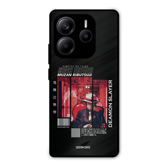 Kibutsuji Muzan Redmi Note 14 Mobile Back Cover - Anime PrintShield Case