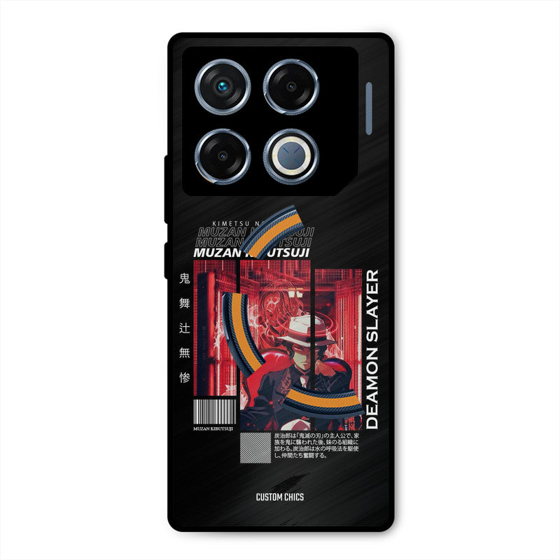 Kibutsuji Muzan Infinix GT 20 Pro Mobile Back Cover - Anime PrintShield Case