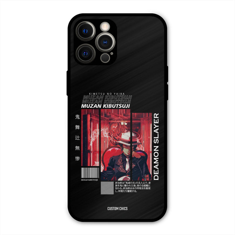 Kibutsuji Muzan iPhone 12 Pro Max Mobile Back Cover - Anime PrintShield Case