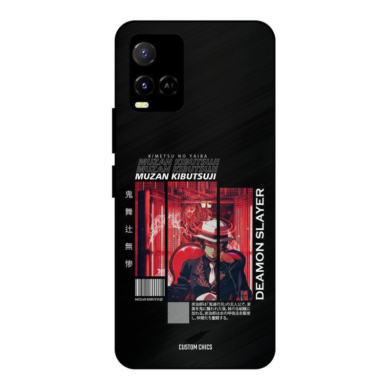 Kibutsuji Muzan Vivo Y33s Mobile Back Cover - Anime PrintShield Case