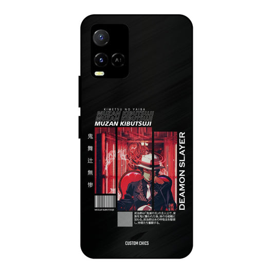 Kibutsuji Muzan Vivo Y33s Mobile Back Cover - Anime PrintShield Case
