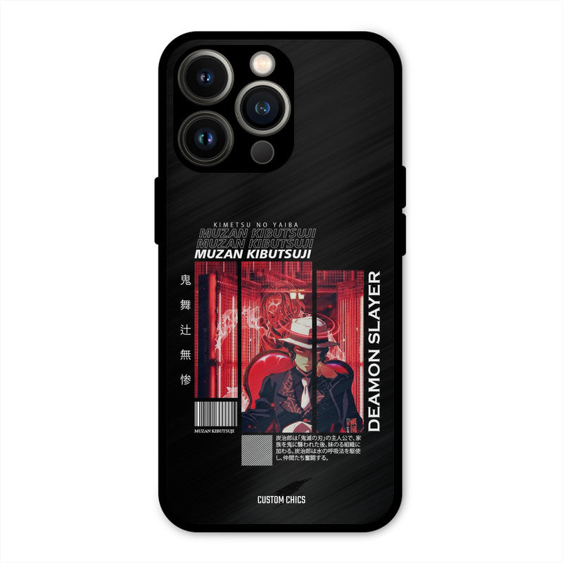 Kibutsuji Muzan iPhone 13 Pro Mobile Back Cover - Anime PrintShield Case